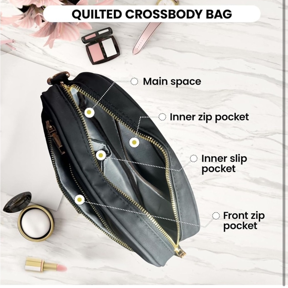 Black Crossbody Bag - Picture 5 of 8